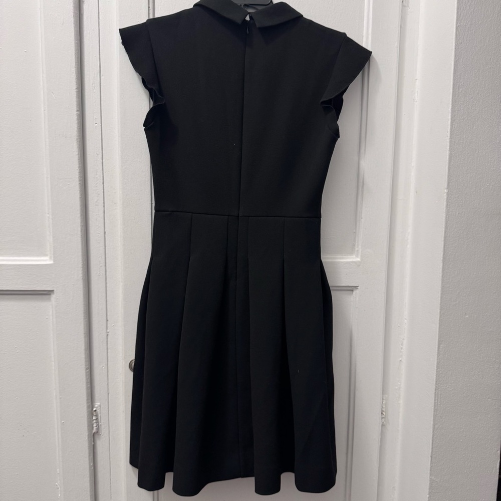 Maje Rousta Fit-and-flare Chain-detail Pleated Mini Dress - Picture 8 of 10